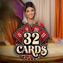 32 Cards by Ezugi, showcased at wildsrobincasino.com – game logo
