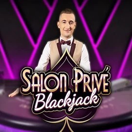 Blackjack Salon Privé online game logo by Ezugi on wildsrobincasino.com