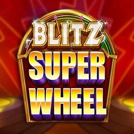 Blitz Super Wheel slot logo by Pragmatic Play at Wild Robin Casino