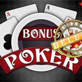 Bonus Poker Deluxe - 3 Hands slot logo by RTG (Reel Time Gaming) at Wild Robin Casino