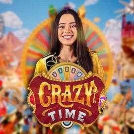 Crazy Time game by Evolution – logo hosted on Wild Robin Casino