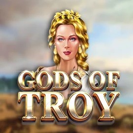 Gods of Troy online game logo by Red Tiger Gaming on wildsrobincasino.com