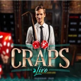 Live Craps by Evolution, showcased at wildsrobincasino.com – game logo