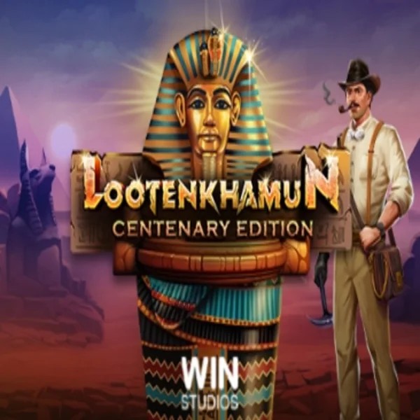 Loot'en Khamun the Dead Sea Scrolls logo by Win Studios Wild Robin Casino